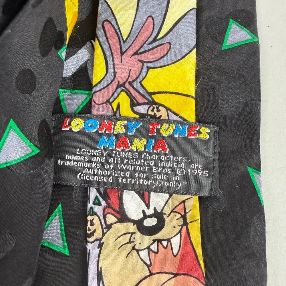 Halloween Tasmanian Devil Neckties Mens Vintage 1995 Halloween‎ Ghosts